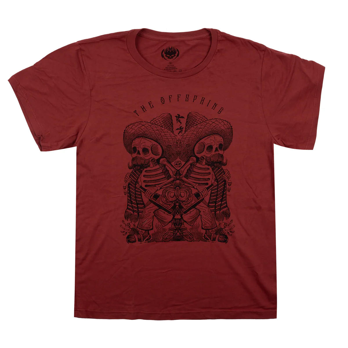 Mirror Skeleton Tee - Orange