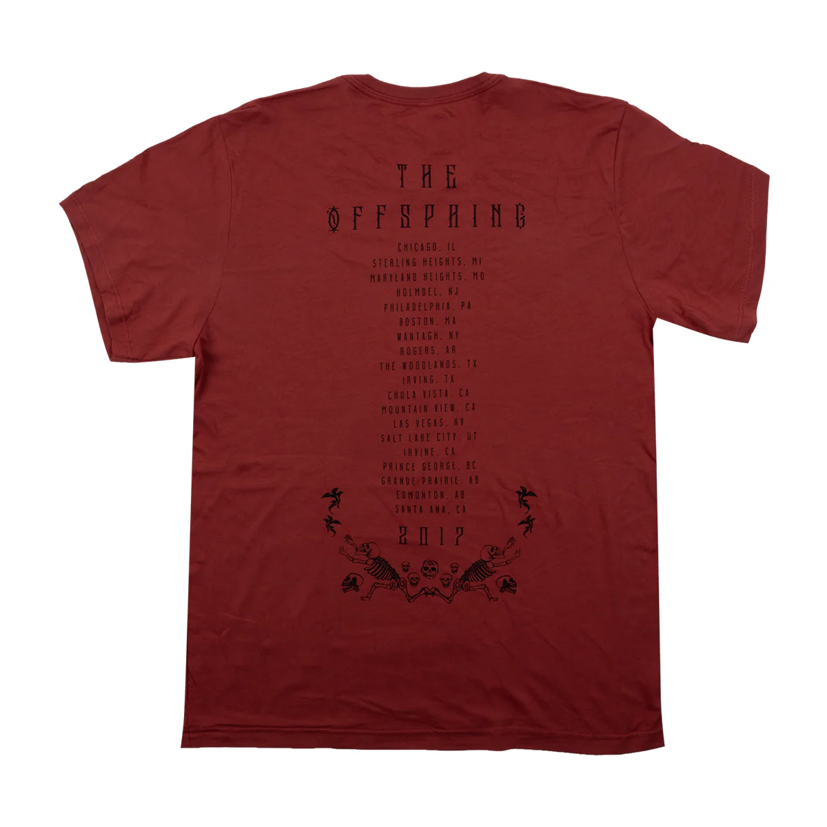 Mirror Skeleton Tee - Orange - Image 2